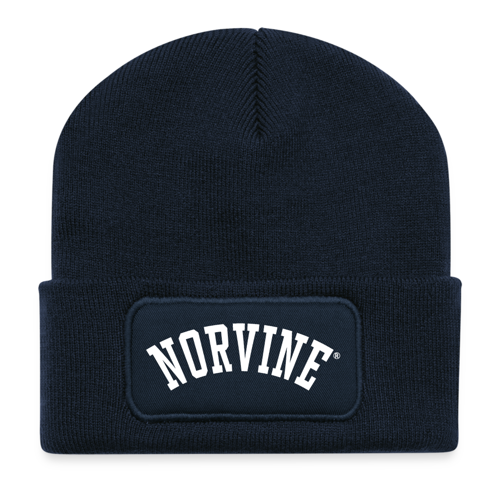 Recycled Patch Beanie - french navy