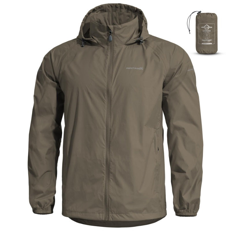 Cloudburst Packable Mens Rain Jacket