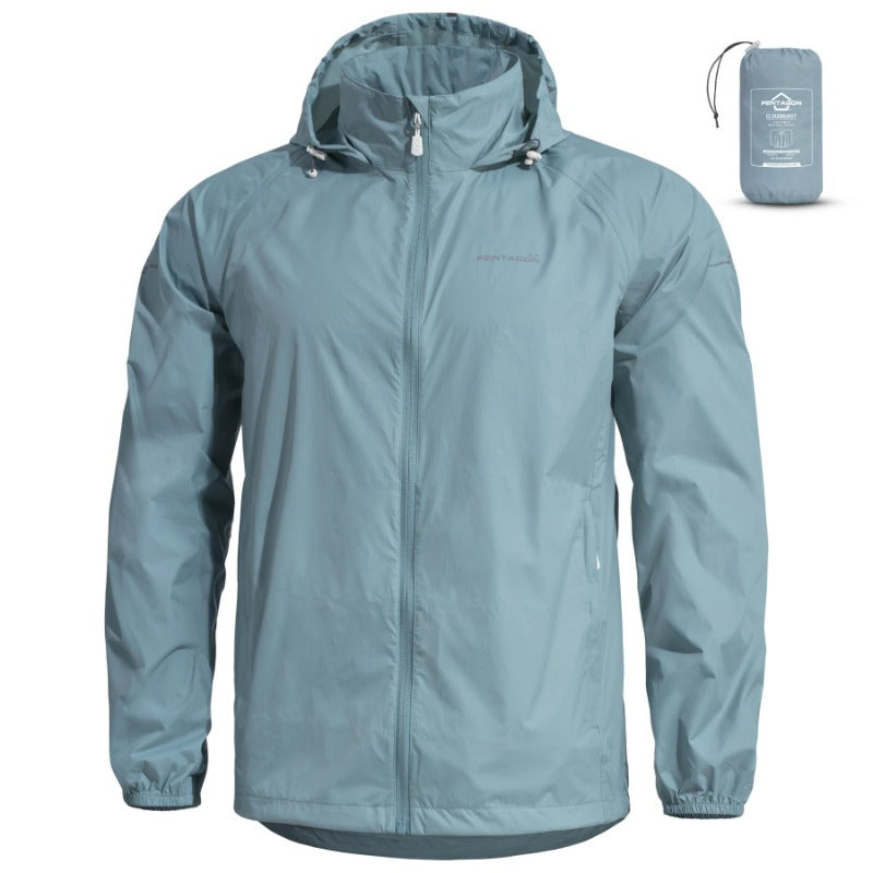 Cloudburst Packable Mens Rain Jacket